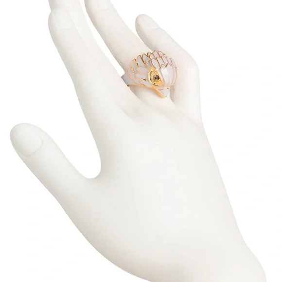 Kurt Geiger Gold and Gray Ring - Picture 2 of 4